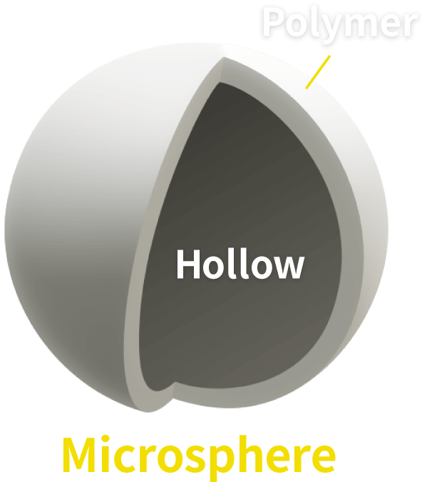 Sphere illustration Spherical hollow particles