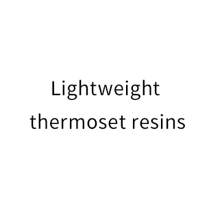 Lightweight thermoset resins