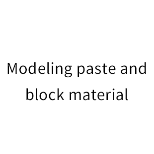 Modeling paste and block material